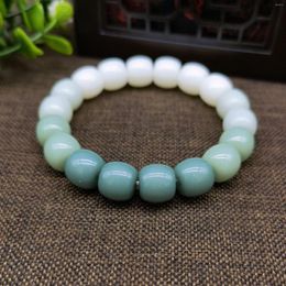 Strand Imitation Bodhi Child Bracelet Yin Skin Gradual Green Root Wrapping Finger Soft Hand String Men And Women's