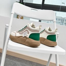 Designer Casual Women Size 35-40 Shoes Fashion Loafers Sneakers Flats Girls Lace-Up Outdoot Leather Yellow Green Platform Womens Sports Trainers For Free