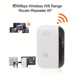 New Mini WiFi Signal Extender Amplifier 802.11N Wifi Booster 300Mbps Wifi Repeater, Portable Wireless Internet Repeater