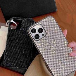 Cell Phone Cases Luxury brand High quality All diamond Bling shine Soft Phone Case For iPhone 14 13 12 11 Pro XS MAX X XR 7 8 Plus MiNi SE Cover L230731