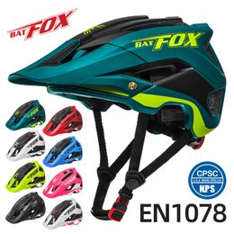 Cycling Helmets BATFOX Men Road Mountain Bike Helmet Capacete Da Bicicleta Bicycle Casco Mtb cascos bicicleta 230801