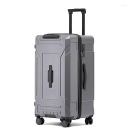 Suitcases Japan Large Capacity Password Luggage Carry-on Brake Damping Pull Rod Trolley Suitcase Sports Version Thickened Travel