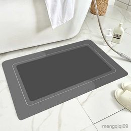 Carpets Super Absorbent Bathroom Non-slip Mat Simple Kitchen Entrance Rug Instant Drying Carpet Shower Bath Mat Bathroom Products R230802