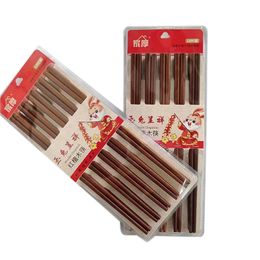 Red sandalwood Chinese style wooden chopsticks, solid wood chopsticks for household use