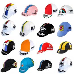 Cycling Caps Masks Retro Cycling Cap Gorra Ciclismo Men Women Breathable Bicycle Hat Classic Bike Caps 230801