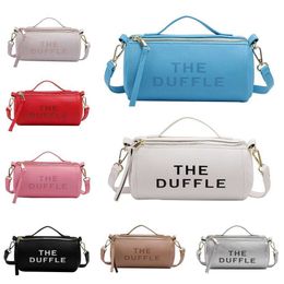 The Duffle Designer Bag Candy Colours Shoulder Bags Leather Handbag Women Bucket Bag Fashion Handheld Tote Bag Match Crossbody Bag