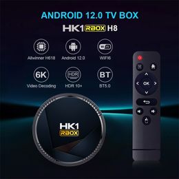 HK1RBox Smart Android TV Box 4K Android Box WIFI 4.0 Android 12 S905W2 Dual Wifi 2.4G 5G Smart TV STB Allwinner H618 Bluetooth 5.0