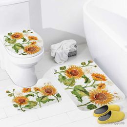 Carpets Non slip shower mat bathroom carpet shower beach style decoration water absorbing bathtub carpet toilet cover decoration cover R230802