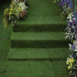 Carpets Green Artificial Grass Rug Grass Carpet Rug Realistic Fake Grass Mat for Indoor/Outdoor Garden Lawn Landscape R230802