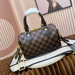 Women's Handbag Crossbody Bag Single Shoulder Bag Canvas Material Colourful Shoulder Strap Zipper Seal Letter Printing Pattern Wallet High Quality Women's Bag