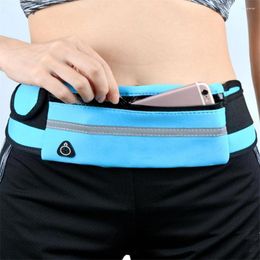 Outdoor Bags Running Waist Bag Waterproof Phone Container Jogging Hiking Belt Belly With Bottle Holder Gym Sport Accessories