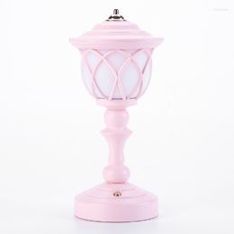 Table Lamps Usb Rechargeable Stand Light Bedside Bedroom Decorative Nordic Style Lamp Desk Wholesale Led