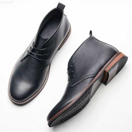 Boots Plus Size Men Ankle boots Brand Desert Boots Comfortable Leather Boots For Men L230802