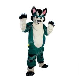 Professional Fox Dog Mascot Costume Halloween Christmas Fancy Party Dress Cartoon Character Suit Carnival Unisex Adults Outfit