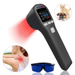 Leg Massagers Professional Therapy Legs and Abdomen Massager for Blood Circulation Low Frequency 880mW 20 Laser Diodes Pain 230802