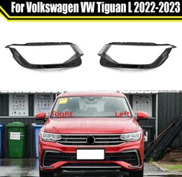 Auto Head Lamp Light Case For Volkswagen VW Tiguan 2022 2023 Car Headlight Cover Lampshade Lampcover Caps Headlamp Shell
