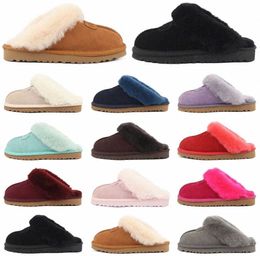 Australia Designer Shoes Fur Slippers Women Slides Sandals Women Winter Snow Shoes Classic Mini Ankle Black Chestnut Pink Sandal Sneakers Warm Fashion Trainers O#