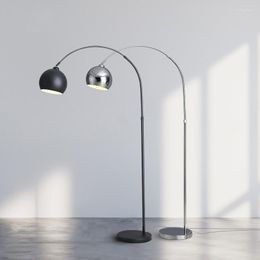 Floor Lamps Reading Tall Lamp Tripod Wooden Modern Arc Industrial Glass Ball