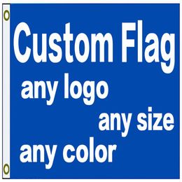 90x150cm 3x5ft custom print Flag banner with your design Logo For Oem DIY direct factory259Q