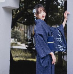 Ethnic Clothing Japanese Style Kimono Yukata Retro Dress Improved Pography Travel Po Clothes Costume