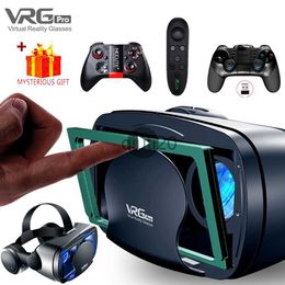 VR Glasses VRG Pro Viar VR Glasses 3D Virtual Reality Headset Helmet Goggles Device Lenses For Smartphone Phone Smart Hedset Gogle Children x0801