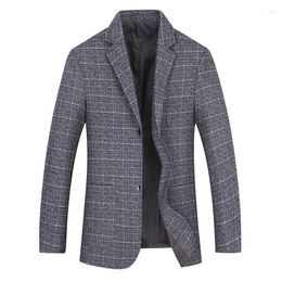 Men's Suits Arrival Fashion Spring Autumn Men Casual Youth Plaid Coat Single Breasted Blazers Size M L XL 2XL 3XL