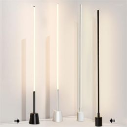 Floor Lamps Modern Vertical Lamp Nordic Minimalist 360 Degree Super Bright Corner Stand Light Tool Living Room Bedroom Bedside