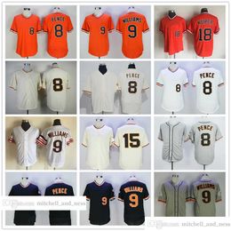 Vintage Movie Baseball Wears Jersey 8 Hunter Pence 9 Matt Williams 15 Bruce Bochy 18 Duane Kuiper 1962 Blank Jerseys Men Women Size S--XXXL