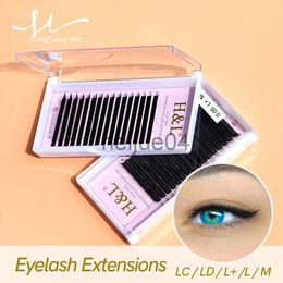 False Eyelashes H L SINCE 1990L L LC LD LU M Curl False Eyelash Extension 815Mix Matt Black Individual EyelashesL Curl Makeup false Lashes x0802