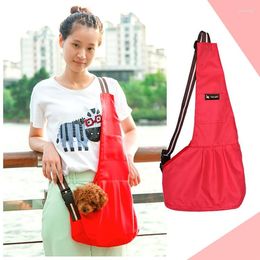 Dog Carrier Bag Pet Out Crossbody Shoulder Outdoor Travel Portable Cat Puppy Sling Comfortable Tote Carrying Supplies