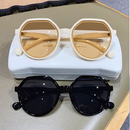 Sunglasses Frames Fashion Style All match Trend Personalized Round Frame Ins Candy Color Big 230802