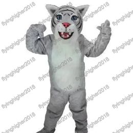 Professional wild cat Mascot Costume Halloween Christmas Fancy Party Dress Cartoon Character Suit Carnival Unisex Adults Outfit