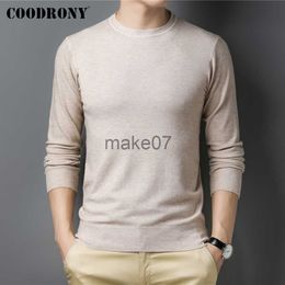 Men's Sweaters COODRONY Brand Pure Colour ONeck Sweater Men Clothing Autumn Winter Multicolor Knitwear Casual Soft Warm Pullover Jersey Z1114 J230802