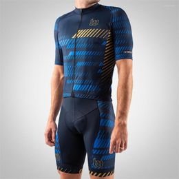 Racing Sets Summer Short Sleeved Men's Cycling Suit Shirt Professional Triathlon Mountain Bike Race Set Ropa De Homb Ciclismo