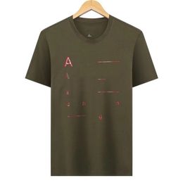 2023 designer clothes Axe shirt men Casual Chest Letter Shirt short sleeve Breathable letter on the chest 100 cotton top Asia size M XXXL pink shirt men Axe luxury t shirts