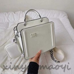 Crossbody bag shoulder bag handbag underarm bag, small square bag PU material, niche designer luxury goods, letter printing, fashion all the necessary leisure travel