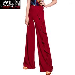 Stage Wear Woman Latin Dance National Standard Trousers Performance Clothes Pants