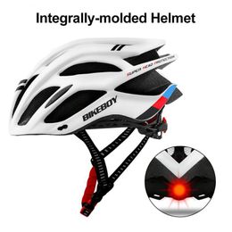 Cycling Helmets Unisex Helmet with Light Bike Ultralight Intergrallymolded Mountain Road bike Bicycle MTB Safe Cap 230801