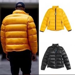 Luxury Mens Down Jackets Puffer jacket hoodie zipper Parkas Womens Vest letter print Warm Winter Couples Yellow & black joint Designer Coats Outerwear