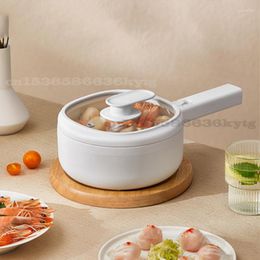 Multifunction Electric Skillet MIni Pot Noodles Rice Cooker Pancake Eggs Frying Pan Food Steamer Soup Stew Cooking Heater