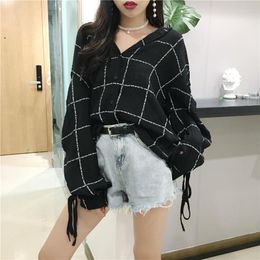 Women's Blouses Ladies Fashion Bat Sleeve Lace-up Shirts Women Tops Female Woman Button Up Shirt Casual Student Girls Long Blouse