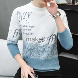 Men's Sweaters High quality Mink hair Sweater in autumn Spring mens fashion Korean Knitted Pullover mens wear Thickened mens Top J230802