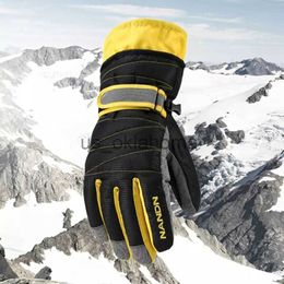 Ski Gloves Winter Warm Mountain Snowboard Ski Gloves men women Cold Snow Skiing Mittens Waterproof Snowmobile Handschoemen Air 5002 J230802