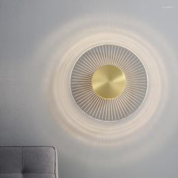 Wall Lamps YEBMLP Modern Round Lamp Indoor Decoration Aisle Light Nordic Design Acrylic Lights For Parlor Bedroom Corridor Stair