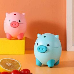 2pcs Toothpick Holders Pig Toothpick Dispenser Automatic Toothpick Dispenser Cute Pig Shape Pop-Up Toothpick Holder Fruit Pick Storage Box Container