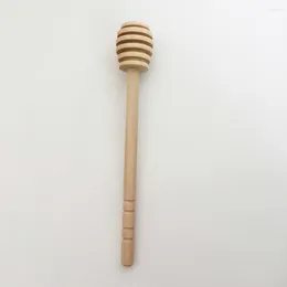 Dinnerware Sets 12 Pcs Honey Stirring Spoon Wooden Dippers Syrup Stirrer Stirrers Sticks Blender