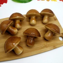 Decorative Flowers Simulation Mushroom Vegetables Model Artificial Brown Po Props Fake Ostreatus Desktop Ornaments Shop Window Display