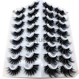 False Eyelashes 16 Pairs Eyelashs Natural long 3D Faux Mink Eyelashes Thick HandMade Full Strip Lashes Volume Soft Mink Lashes False Eyelashe x0802