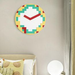 Wall Clocks Silent Hanging Nordic Design Luxury Childrens Creative Big Clock Unusual Round Saat Home Decor