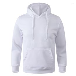 Men's Hoodies Men Hoodie Casual Sweatshirt Sports 2023 Fleece Black White Minimalism Couple Clothes